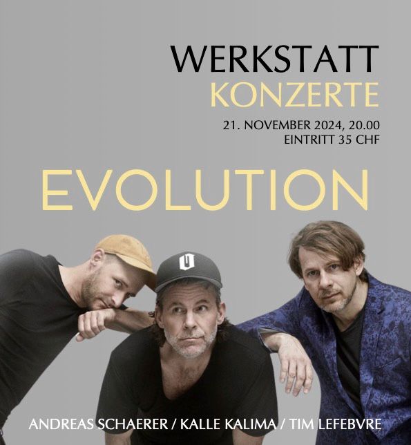 EVOLUTION Konzert mit Andreas Schaerer in der Klavier-Werkstatt